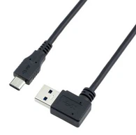 Prawo lewo kąt USB 3.0 do portu USB 3.1 typu C danych synchronizacji kabla ładowania