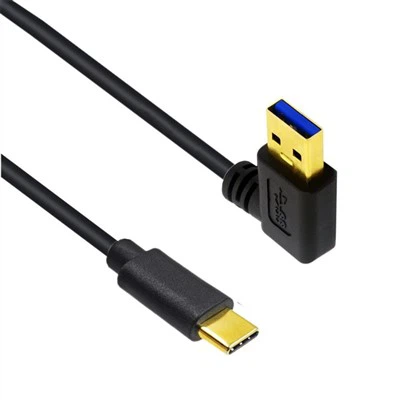 Kątowy kabel USB C do USB A